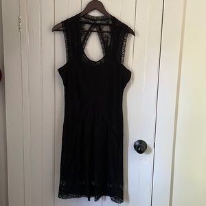 Lacy black dress size L